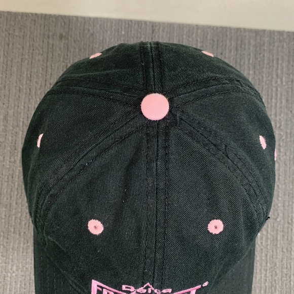 Delta Foremost Baseball Hat Womens OSFM Black Pink Shine in '09 Triangle Sport - Picture 5 of 13